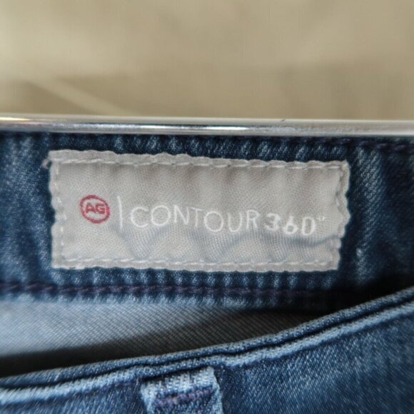 Adriano Goldschmied Jeans Prima Mid Rise Cigarette Blue Contour 360 Women's 28 - Picture 12 of 15